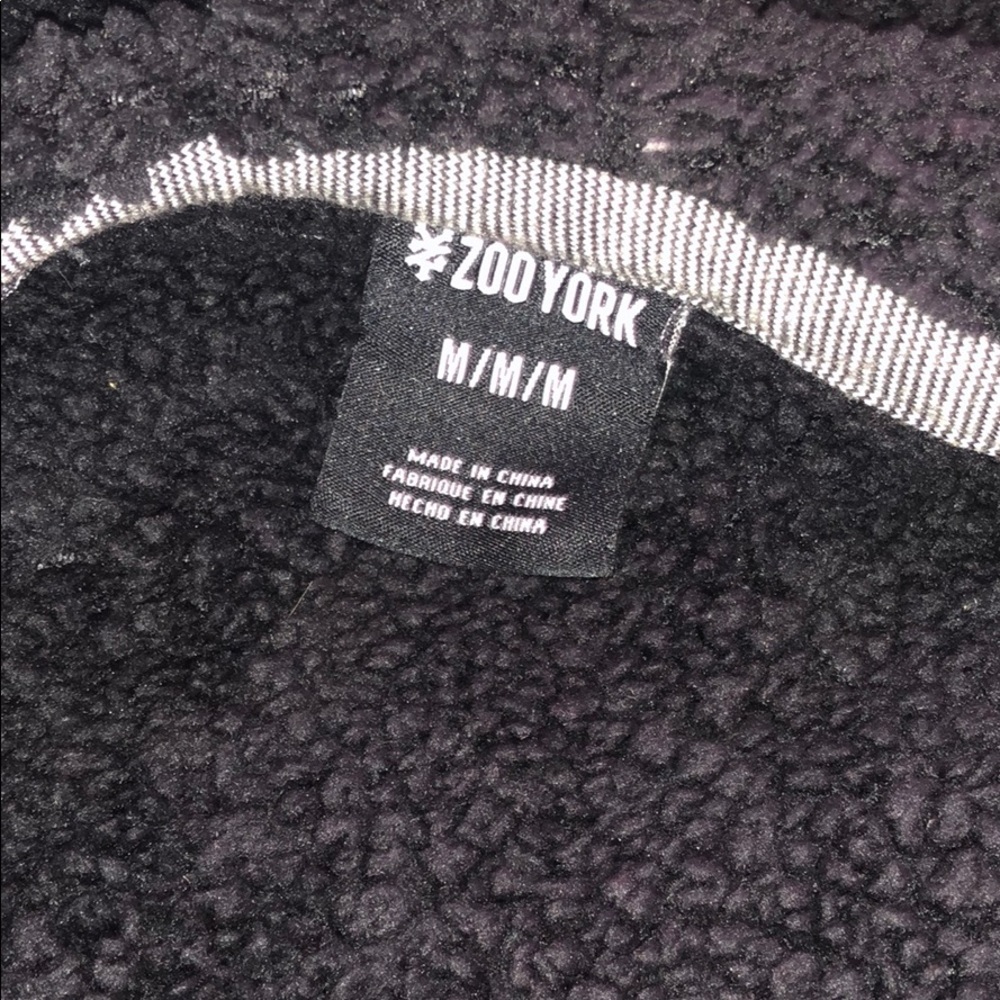 Woolen and Meshed sleeve hoodie